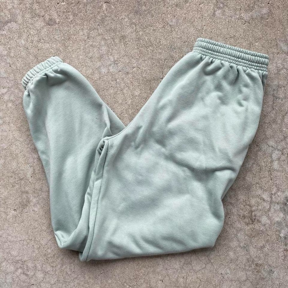 Princess Polly Sage Green Joggers